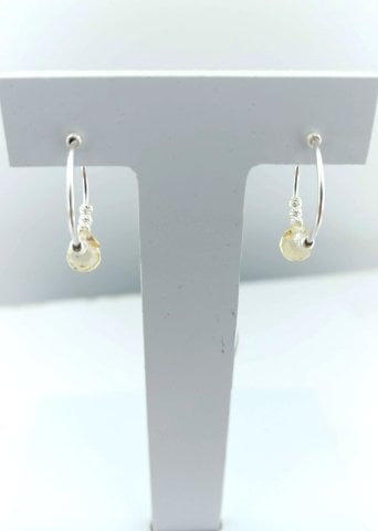 925 Ayar Özel Tasarım Halka Küpe