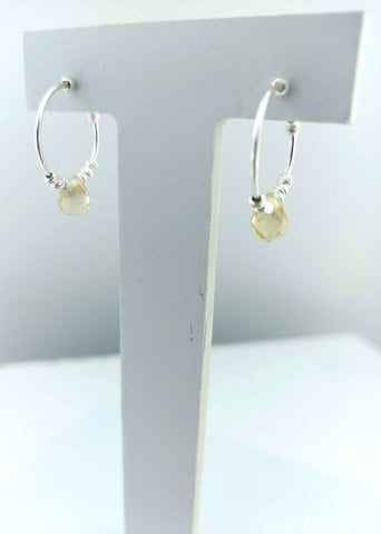 925 Ayar Özel Tasarım Halka Küpe