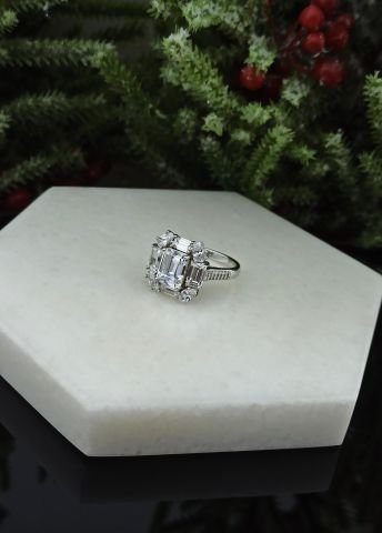 925 Ayar Zirkon Taşlı Gümüş Yüzük