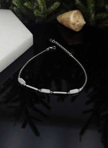 925 Ayar Sedefli Gümüş Bileklik
