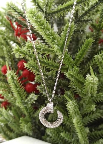 925 Ayar Zirkon Taşlı Gümüş Kolye