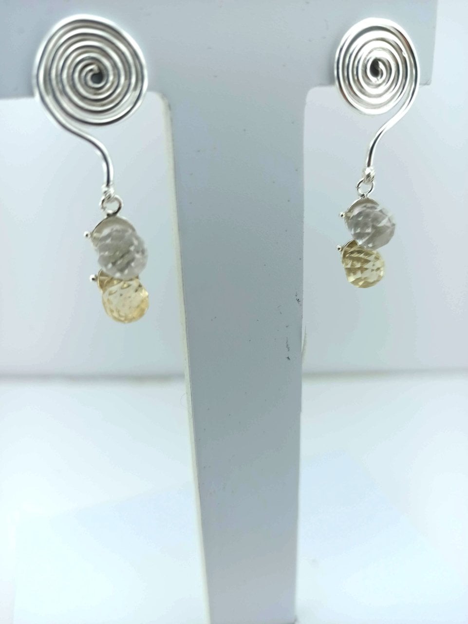 925 Ayar Özel Tasarım Sallantılı Gümüş Küpe