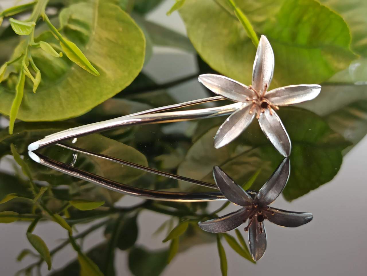 925 Ayar Gümüş Broş