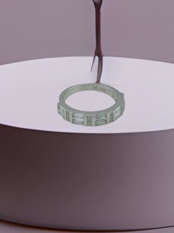 925 Ayar Zirkon Taşlı Gümüş Yüzük