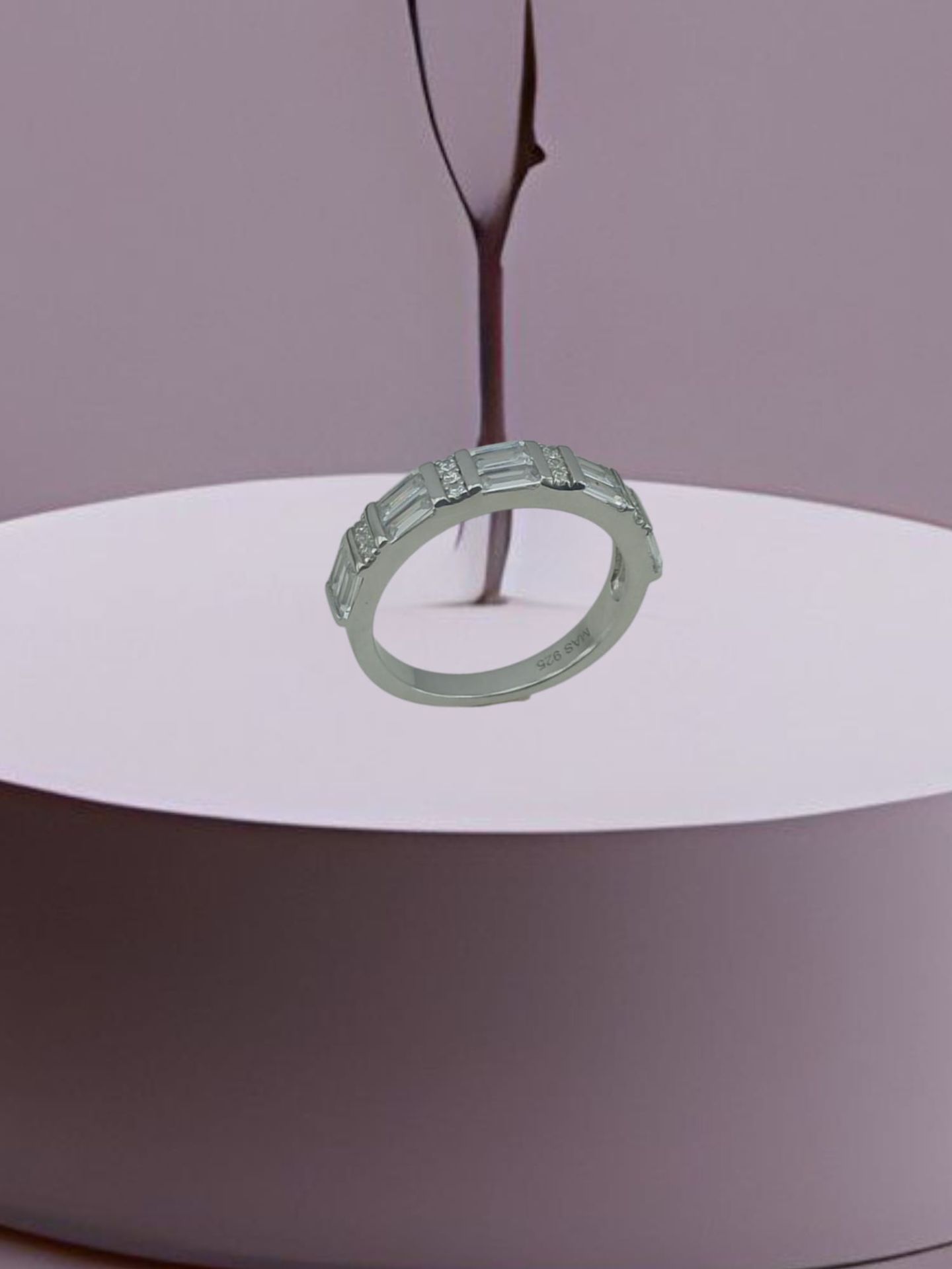 925 Ayar Zirkon Taşlı Gümüş Yüzük