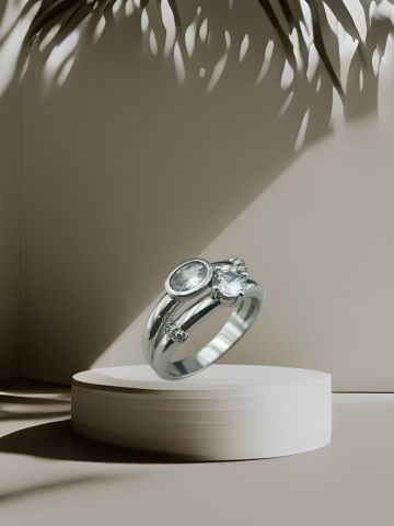 925 Ayar Zirkon Taşlı Gümüş Yüzük