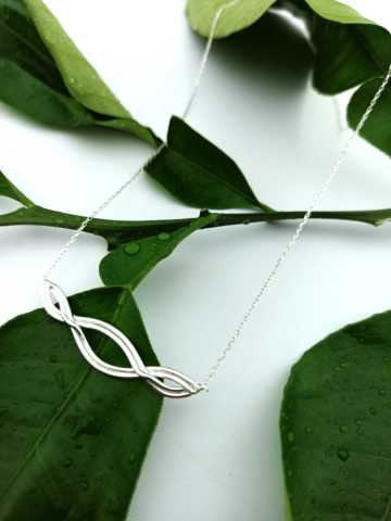 925 Ayar Özel Tasarım Adana Kalın Burma Gümüş Kolye