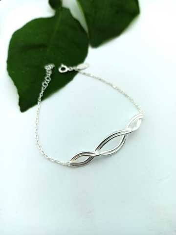 925 Ayar Özel Tasarım Adana Kalın Burma Gümüş Bileklik