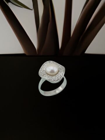 925 Ayar Zirkon Taşlı Gümüş Yüzük