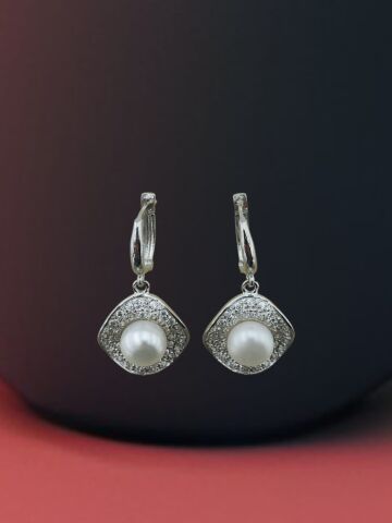 925 Ayar Zirkon Taşlı Gümüş Küpe