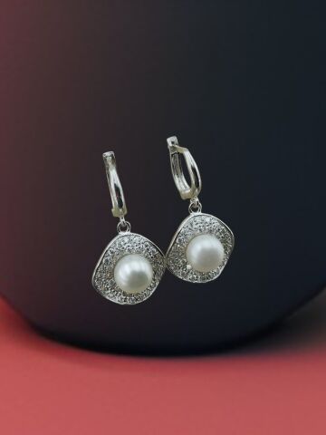 925 Ayar Zirkon Taşlı Gümüş Küpe