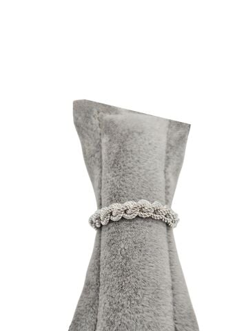 925 Ayar Adana  yılan örgü gümüş burma yüzük