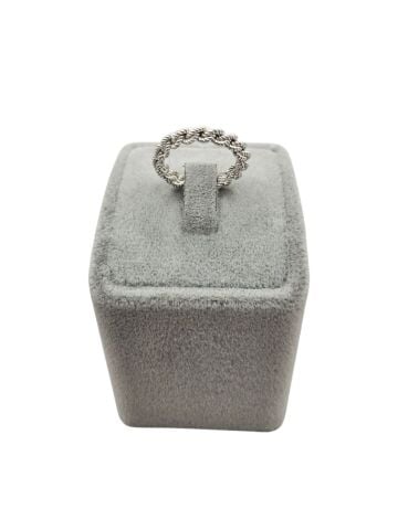 925 Ayar Adana  yılan örgü gümüş burma yüzük