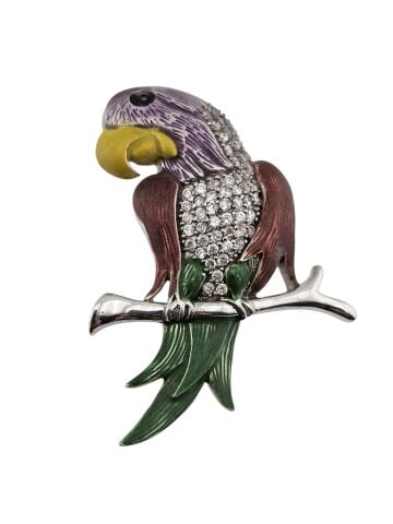 925 ayar gümüş broş