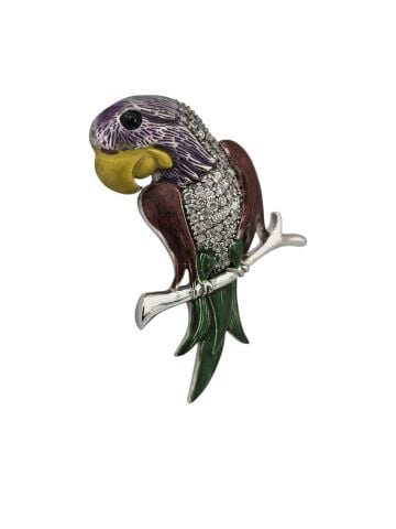 925 ayar gümüş broş