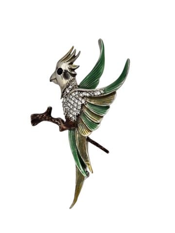 925 ayar gümüş broş