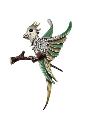 925 ayar gümüş broş