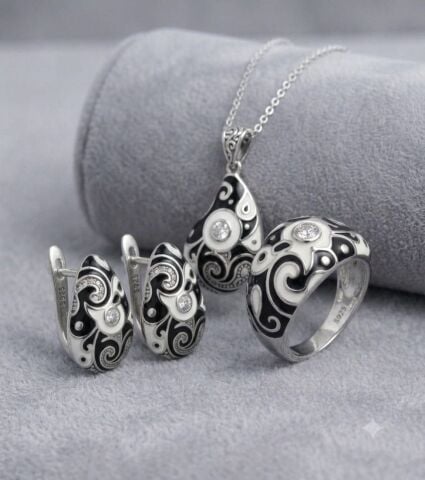 925 Ayar gümüş set
