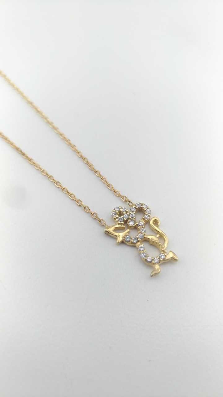 925 Ayar Zirkon Taşlı Gümüş Kolye