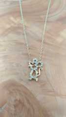 925 Ayar Zirkon Taşlı Gümüş Kolye