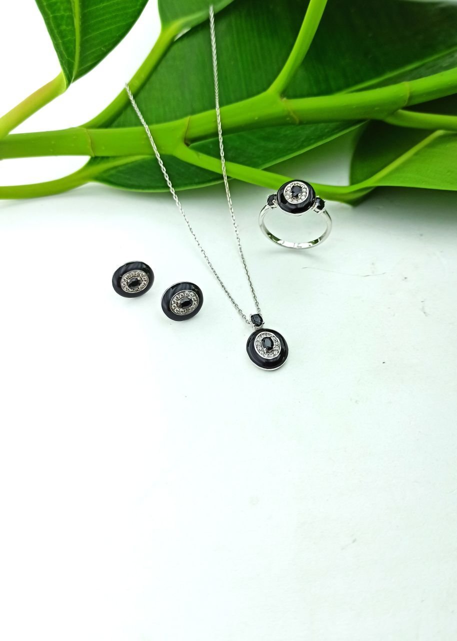 925 Ayar Üçlü Gümüş Set