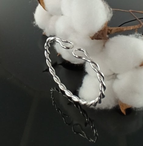 925 Ayar İlme Baş Burma Bilezik