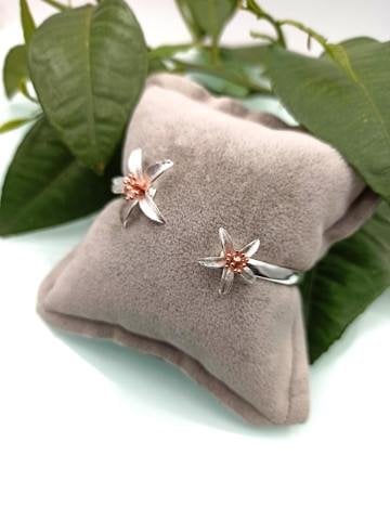 925 Ayar Portakal Çiçeği Gümüş Bilezik