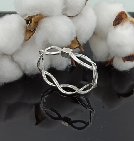 925 Ayar Adana Kalın Burma Çocuk Bileziği