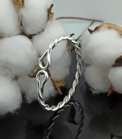 925 Ayar İlme Baş Burma Çocuk Bileziği