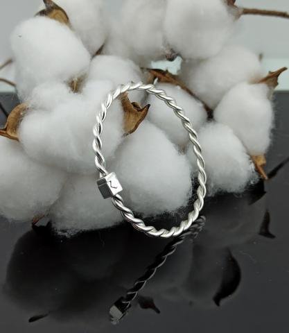 925 Ayar Adana İnce Burma Çocuk Bileziği