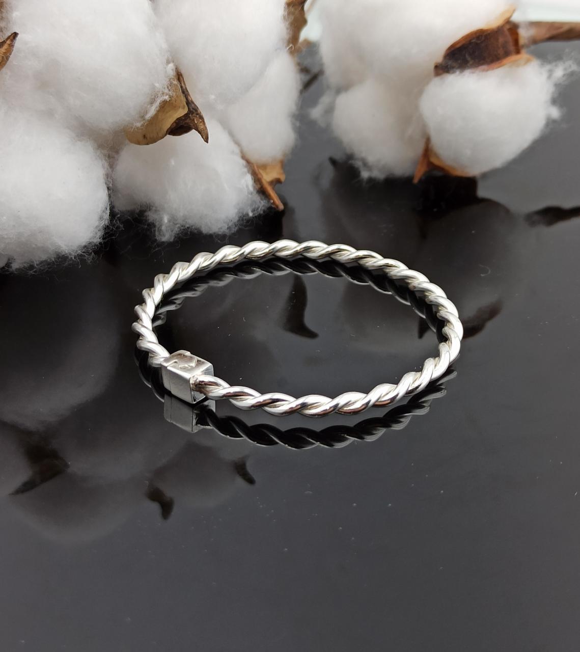 925 Ayar Adana İnce Burma Çocuk Bileziği