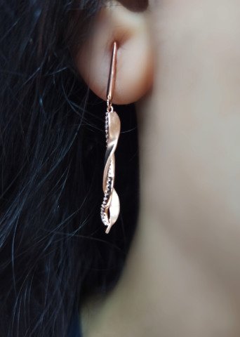 925 Ayar Zirkon Taşlı Gümüş Küpe