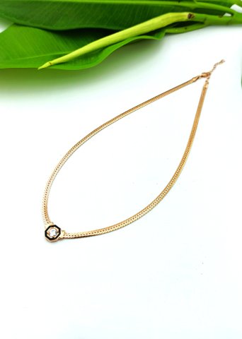 925 Ayar Zirkon Taşlı Gümüş Kolye