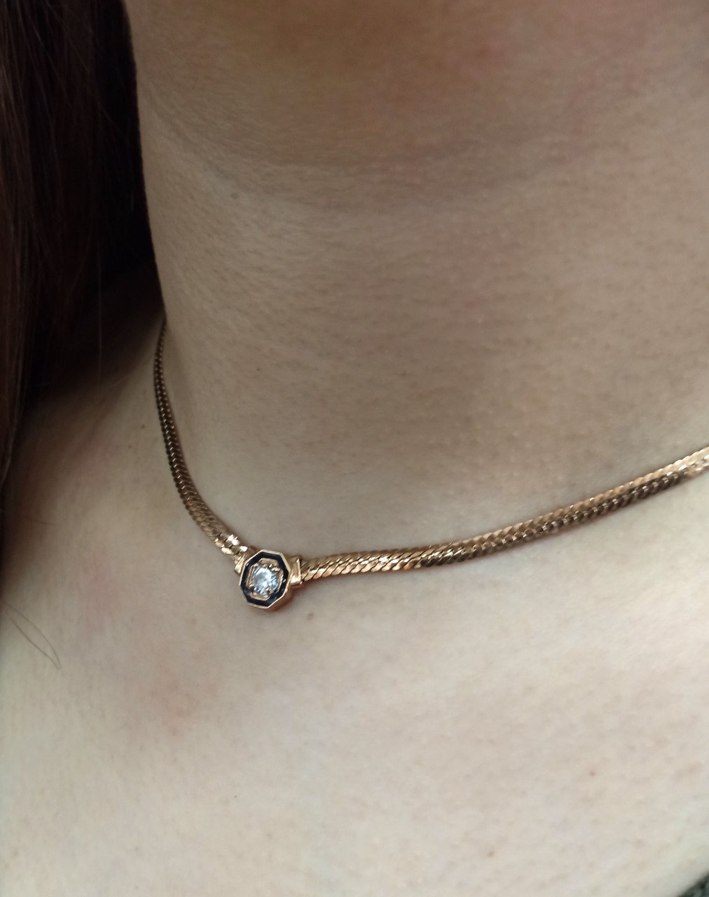 925 Ayar Zirkon Taşlı Gümüş Kolye