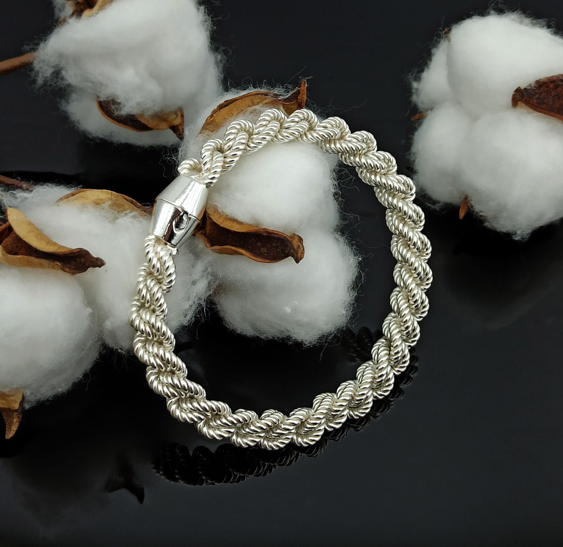 925 Ayar Gümüş Burma Bilezik