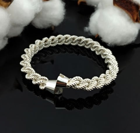 925 Ayar Gümüş Burma Bilezik