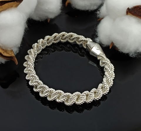 925 Ayar Gümüş Burma Bilezik