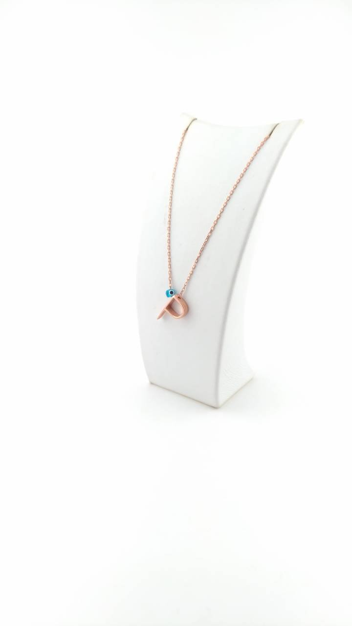 925 Ayar P Harfi Gümüş Kolye