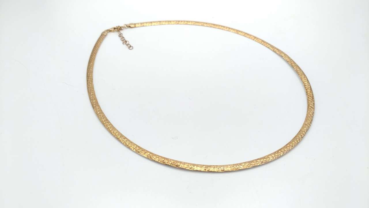 Adorno 925 Ayar Yeşil Altın Kaplama Çift Yönlü Gümüş Kolye