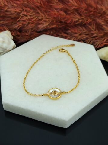 925 Ayar Sedefli Gümüş Bileklik