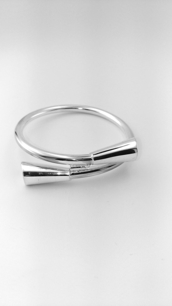 925 AYAR GÜMÜŞ ADANA KONİK BAŞ BURMA BİLEZİK