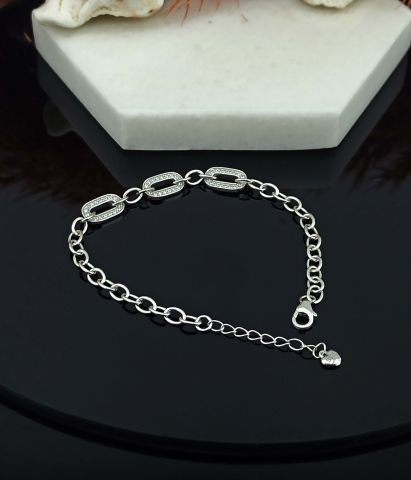 925 Ayar Zirkon Taşlı Gümüş Bileklik
