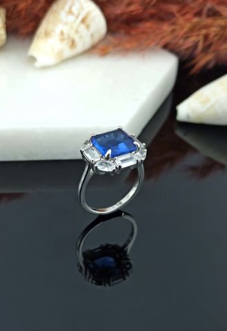 925 Ayar Zirkon Taşlı Gümüş Yüzük