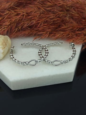 925 Ayar Halka Gümüş Küpe