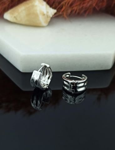 925 Ayar Halka Gümüş Küpe