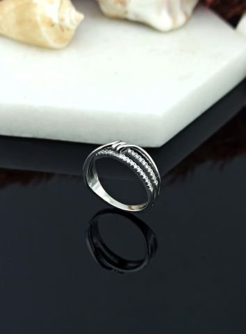 925 Ayar Zirkon Taşlı Gümüş Yüzük