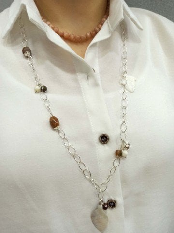 925 Ayar Özel Tasarım Gümüş Kolye